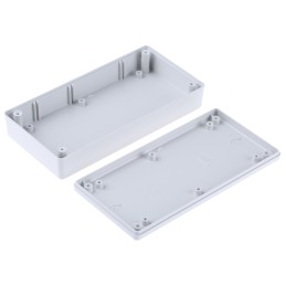 1 pcs - Hammond 1599 Series Grey ABS Handheld Enclosure, , IP54, 170 x 85.5 x 34.8mm