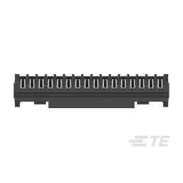 500 pcs - TE Connectivity MICRO CT Series Straight Cable Mount, IDC PCB Socket, 16-Contact, 1-Row, 1.2mm Pitch, IDC Termination