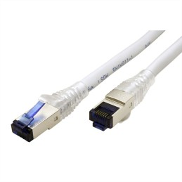 1 pcs - Roline Cat6a Male RJ45 to Male RJ45 Ethernet Cable, S/FTP, Grey LSZH Sheath, 50m, Low Smoke Zero Halogen (LSZH)