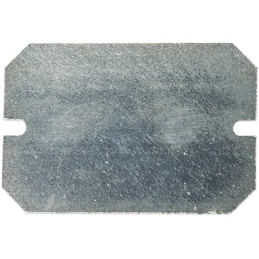 1 pcs - Fibox Steel Mounting Plate, 54mm H, 1.5mm W, 140mm L for Use with D Series, M Series