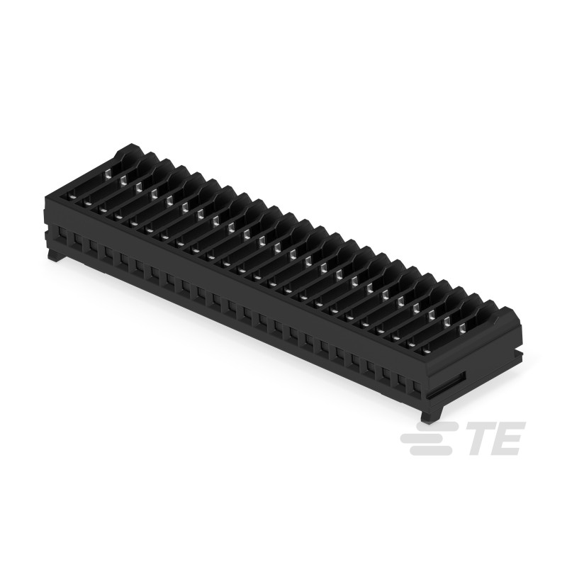 500 pcs - TE Connectivity MICRO CT Series Straight Cable Mount, IDC PCB Socket, 24-Contact, 1-Row, 1.2mm Pitch, IDC Termination