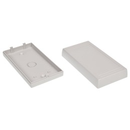 1 pcs - RS PRO Light Grey Polycarbonate Enclosure, IP10, 141.6 x 68.7 x 25mm