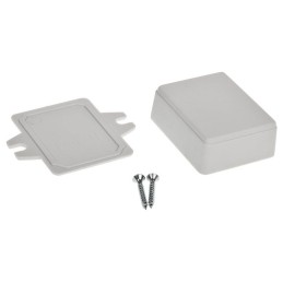 1 pcs - RS PRO Light Grey Polycarbonate Enclosure, IP54, 50.2 x 40.4 x 20.6mm