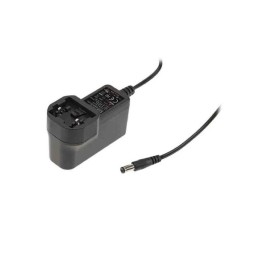 1 pcs - MEAN WELL 6W Plug-In AC/DC Adapter 15V dc Output, 400mA Output