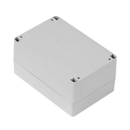 1 pcs - RS PRO Grey ABS Enclosure, IP65, Grey Lid, 100 x 150 x 75mm