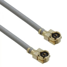 5 pcs - Molex 73412 Series Male U.FL to U.FL Coaxial Cable, 162mm, RF Coaxial, Terminated