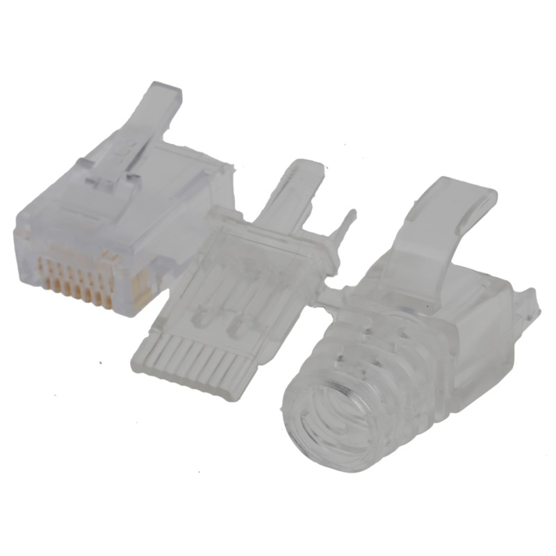 5 pcs - Bel-Stewart SS-39 Series Male RJ45 Connector, Cable Mount, Cat6a