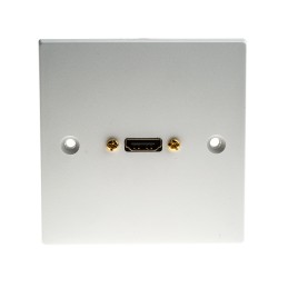 1 pcs - RS PRO Single Gang 1 Way Female to Female HDMI Faceplate
