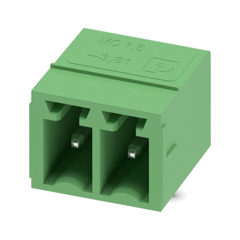5 pcs - Phoenix Contact 3.81mm Pitch 2 Way Right Angle Pluggable Terminal Block, Header, Through Hole, Solder Termination