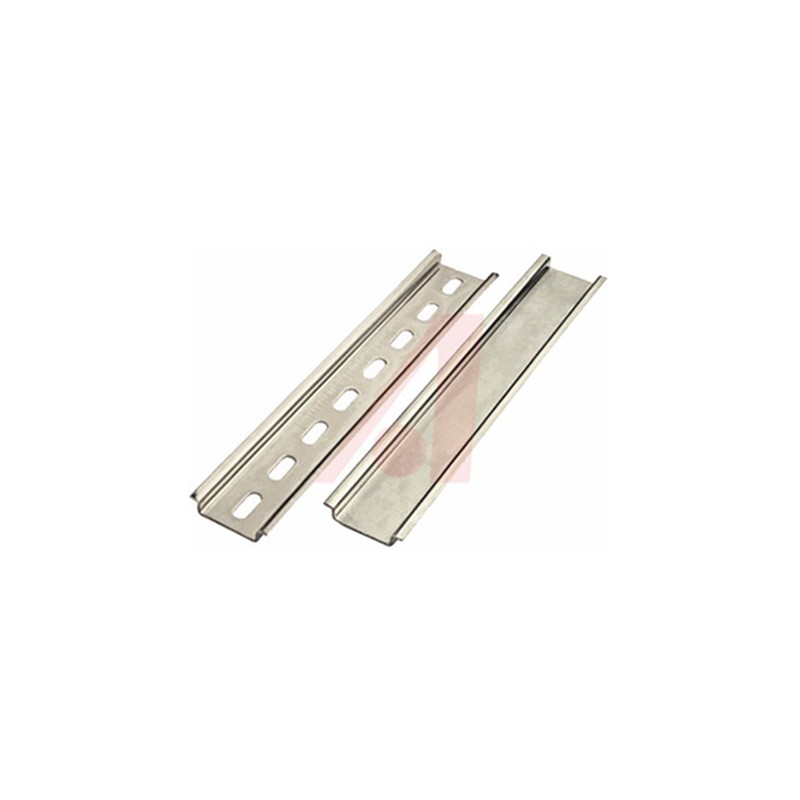 1 pcs - Altech Steel Perforated DIN Rail, Top Hat Compatible, 1m x 35mm x 7.5mm