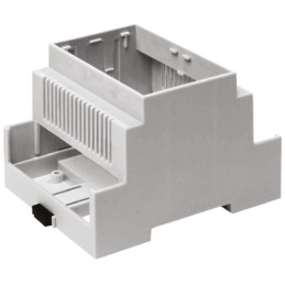 1 pcs - CAMDENBOSS Vented Enclosure Type CNMB Series , 160 x 58 x 90mm, Polycarbonate DIN Rail Enclosure
