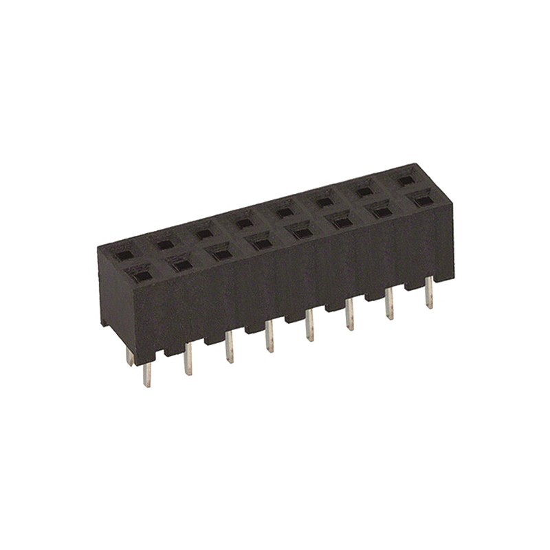 5 pcs - Hirose A3C Series Straight Through Hole Mount PCB Socket, 16-Contact, 2-Row, 2mm Pitch, Solder Termination