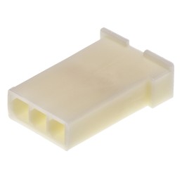 500 pcs - TE Connectivity, Mini-Universal MATE-N-LOK Female Connector Housing, 4.14mm Pitch, 3 Way, 1 Row