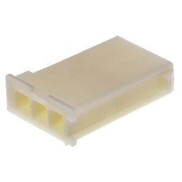 500 pcs - TE Connectivity, Mini-Universal MATE-N-LOK Female Connector Housing, 4.14mm Pitch, 3 Way, 1 Row