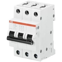 1 pcs - ABB System Pro M Compact S200 MCB, 3P, 3A, Type Z