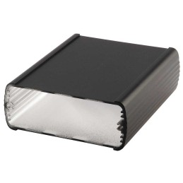 1 pcs - Bopla Alubos Series Black Aluminium Enclosure, IP65, 100 x 82 x 32mm