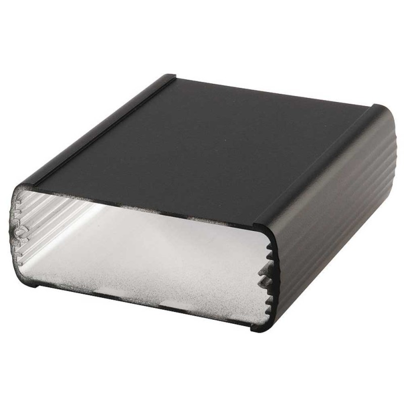 1 pcs - Bopla Alubos Series Black Aluminium Enclosure, IP65, 100 x 82 x 32mm
