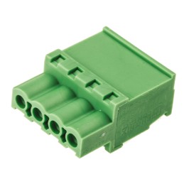 5 pcs - Phoenix Contact 5.08mm Pitch 4 Way Vertical Pluggable Terminal Block, Plug, Cable Mount, Screw Down Termination