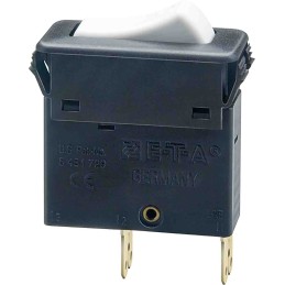 1 pcs - ETA Thermal Circuit Breaker - 3130 Single Pole 240V Voltage Rating Snap In, 15A Current Rating