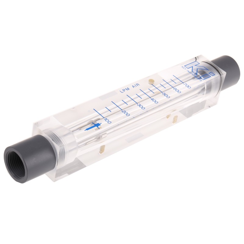 1 pcs - BROOKS FR5000 Series Variable Area Flow Meter for Gas, 100 L/min Min, 700 L/min Max
