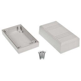 1 pcs - RS PRO Light Grey ABS Enclosure, IP54, 99.8 x 56.1 x 43.3mm