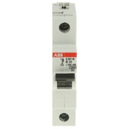 1 pcs - ABB System Pro M Compact S200M MCB, 1P, 10A Curve B, 253V AC, 72V DC, 10 kA Breaking Capacity