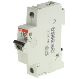 1 pcs - ABB System Pro M Compact S200M MCB, 1P, 10A Curve B, 253V AC, 72V DC, 10 kA Breaking Capacity