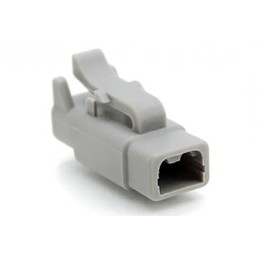 5 pcs - Amphenol Industrial, ATM Automotive Connector Plug 2 Way, Crimp Termination