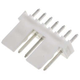 500 pcs - Molex KK 254 Series Straight Through Hole Pin Header, 7 Contact(s), 2.54mm Pitch, 1 Row(s), Unshrouded