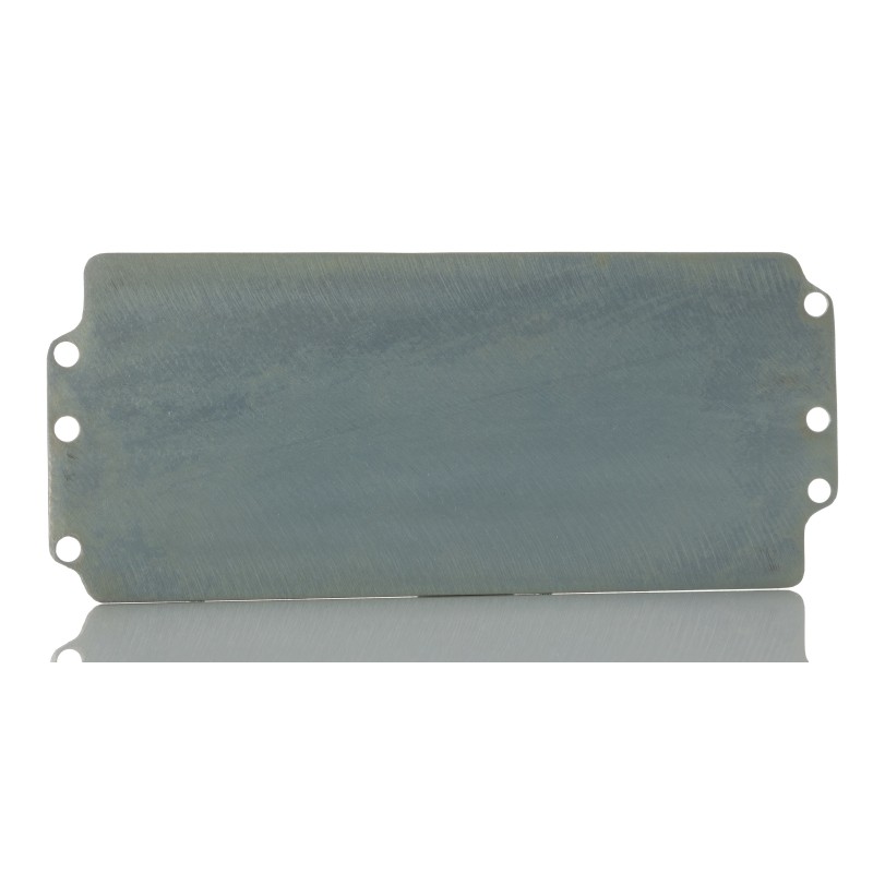 1 pcs - RS PRO Steel Mounting Plate, 1.5mm H, 70mm W, 164.3mm L for Use with RS PRO Aluminium Enclosure