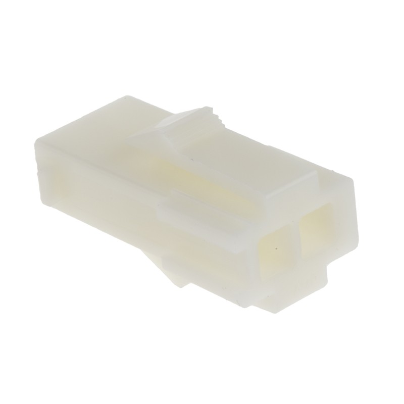 500 pcs - TE Connectivity, Mini-Universal MATE-N-LOK Female Connector Housing, 4.2mm Pitch, 2 Way, 1 Row