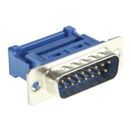 5 pcs - RS PRO 15 Way Cable Mount D-sub Connector Plug, 2.54mm Pitch