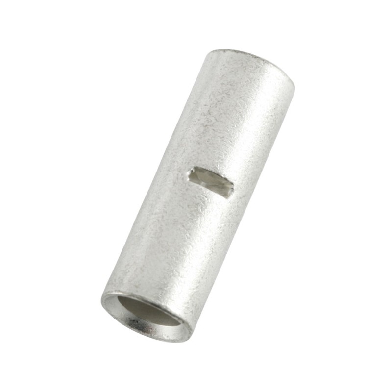 500 pcs - RS PRO Butt Splice Splice Connector, Sliver, Tin 8 AWG