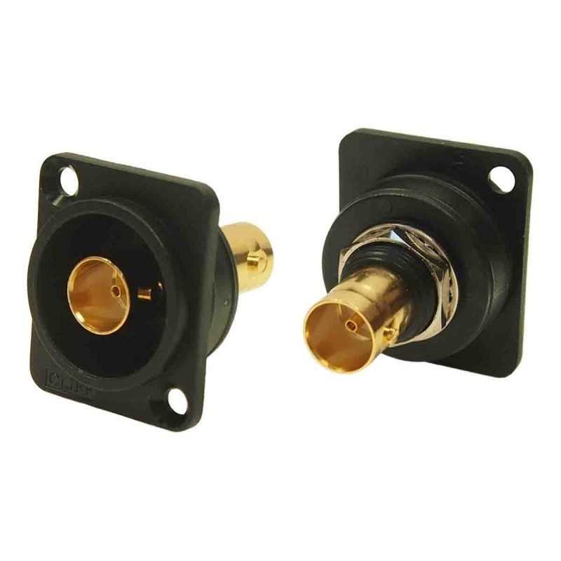 1 pcs - RS PRO Feed Through XLR Connector, Male, Gold Plating