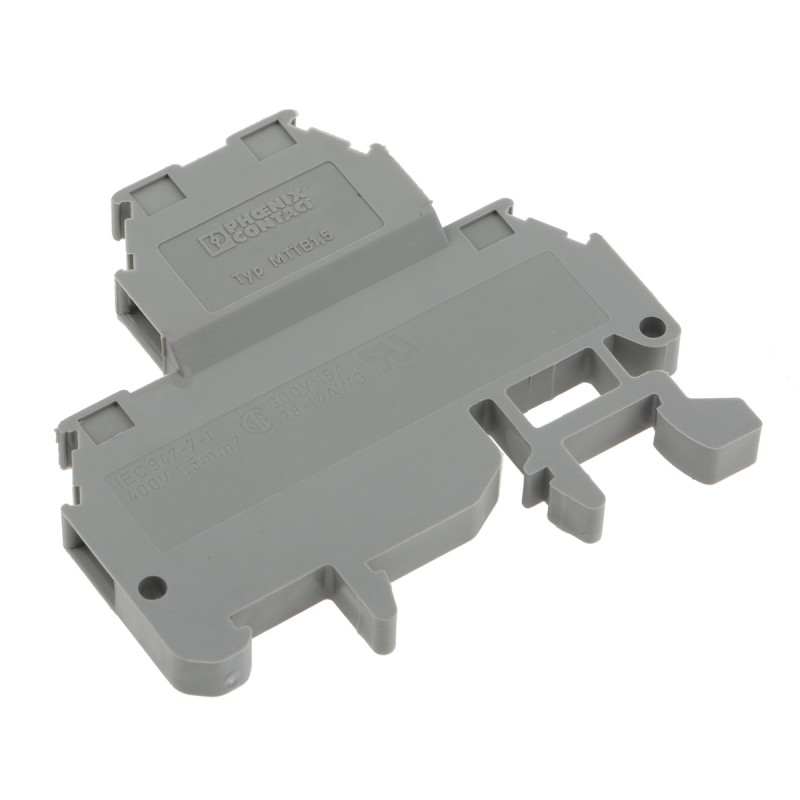 5 pcs - Phoenix Contact MTTB Series Grey Double Level Terminal Block, 0.14 - 1.5mm², Double-Level, Screw Termination