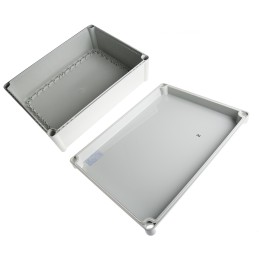 1 pcs - Fibox FEX Series Grey Polycarbonate Enclosure, IP54, Grey Lid, 378 x 278 x 130mm