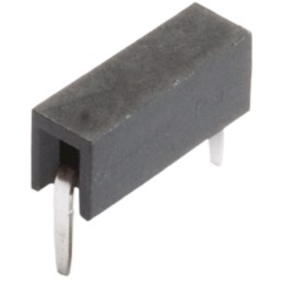 5 pcs - HARWIN Right Angle Through Hole Mount PCB Socket, 2-Contact, 1-Row, 2.54mm Pitch, Solder Termination