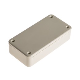 1 pcs - RS PRO White ABS Enclosure, White Lid, 100 x 50 x 25mm