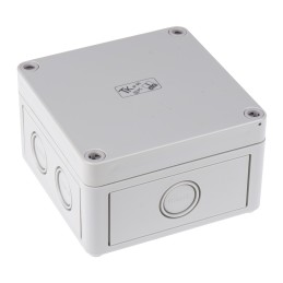 1 pcs - Spelsberg TK PS Series Grey Polystyrene Enclosure, IP66, Grey Lid, 110 x 110 x 66mm