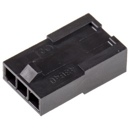 5 pcs - Molex, Micro-Fit 3.0 Male Connector Housing, 3mm Pitch, 3 Way, 1 Row