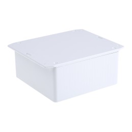 1 pcs - Hammond 1591 Series Grey Flame Retardant ABS Enclosure, IP54, Flanged, Grey Lid, 120 x 120 x 59mm