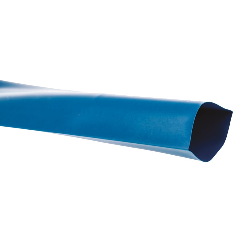 1 pcs - TE Connectivity Heat Shrink Tubing, Blue 38mm Sleeve Dia. x 1.2m Length 2:1 Ratio, RNF-100 Series