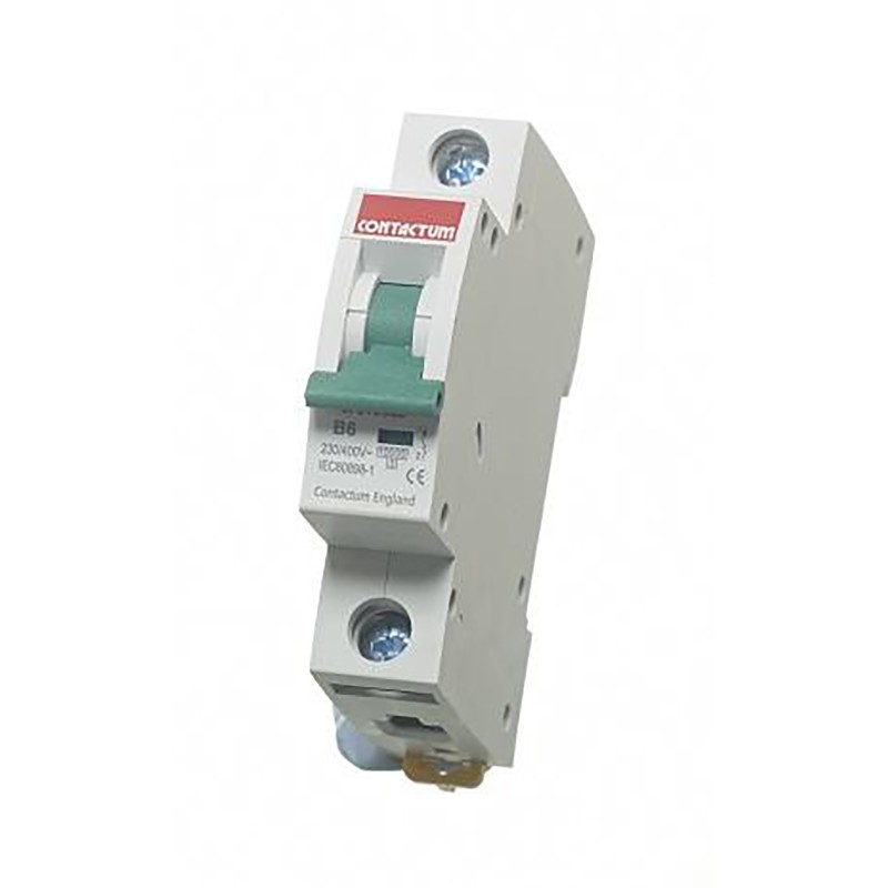 1 pcs - Contactum MCB, 1P, 50A Curve B, 250V AC, 10 kA Breaking Capacity