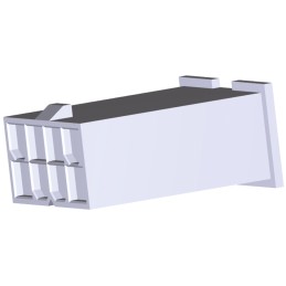 500 pcs - TE Connectivity, VAL-U-LOK Male Connector Housing, 4.2mm Pitch, 6 Way, 2 Row