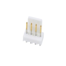 5 pcs - Molex KK 254 Series Straight Through Hole Pin Header, 4 Contact(s), 2.54mm Pitch, 1 Row(s), Unshrouded