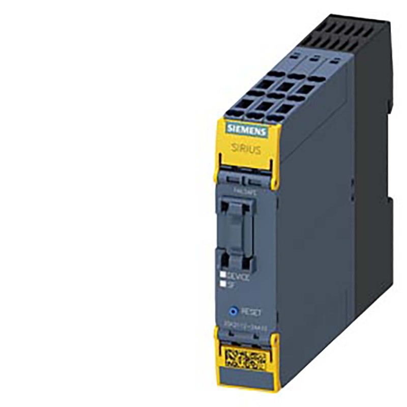 1 pcs - Siemens Dual-Channel Safety Relay, 24V dc