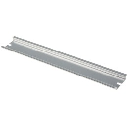 1 pcs - RS PRO Steel Unperforated DIN Rail, Top Hat Compatible, 225mm x 35mm x 7.5mm