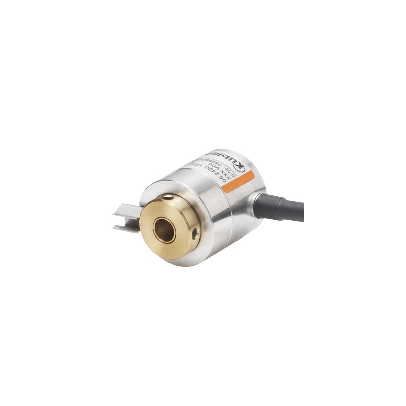 1 pcs - Kübler 2420 Series Incremental Encoder, 360 ppr, Push Pull Signal, Hollow Type, 6mm Shaft