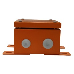 1 pcs - RS PRO Orange Steel Junction Box, IP65, 150 x 150 x 100mm