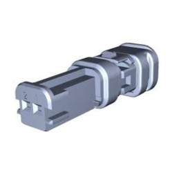 5 pcs - TE Connectivity, Nano MQS Female 2 Way Housing for Female Terminals for use with Female Terminals